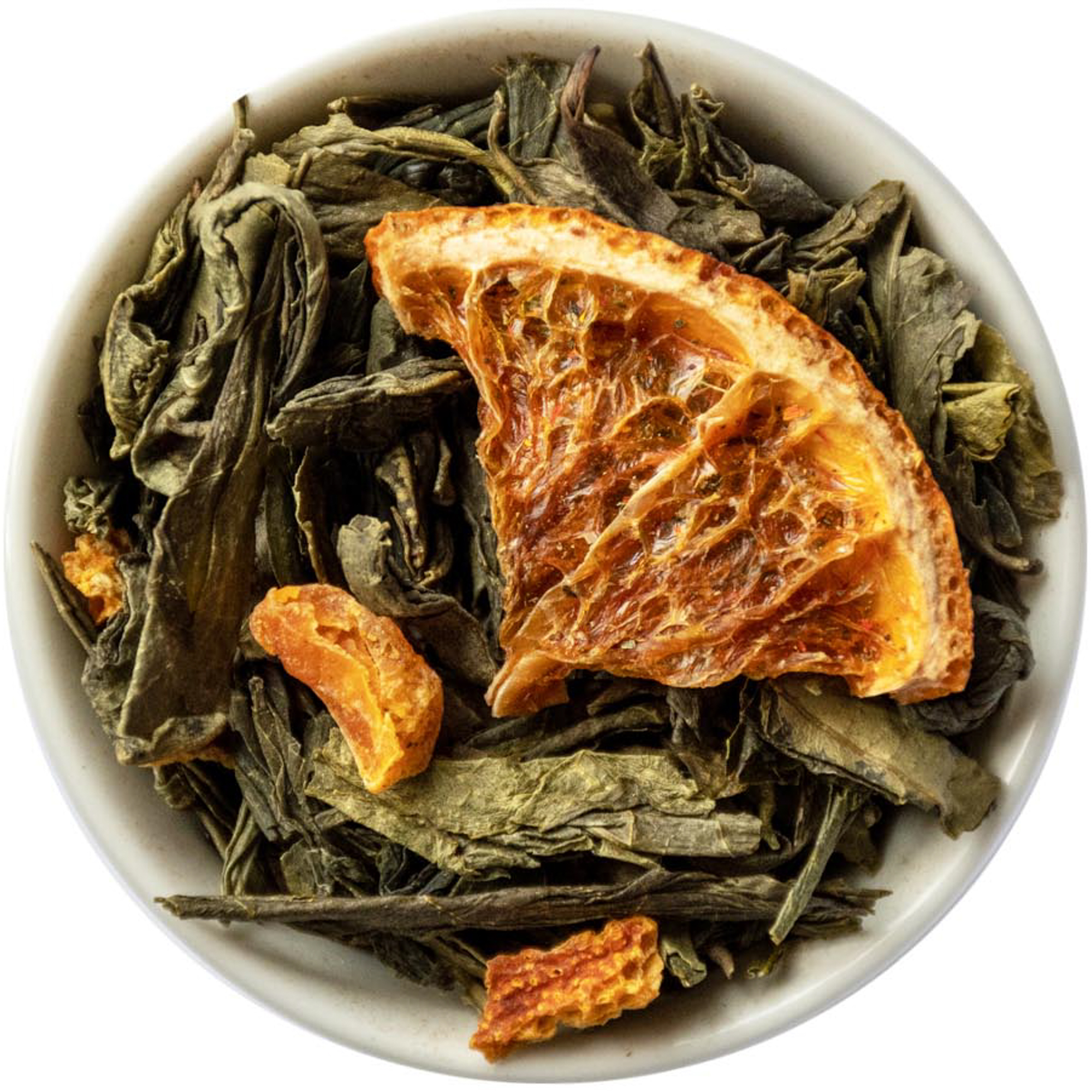 Зелёный чай с добавками Апельсиновый рай (200 гр)