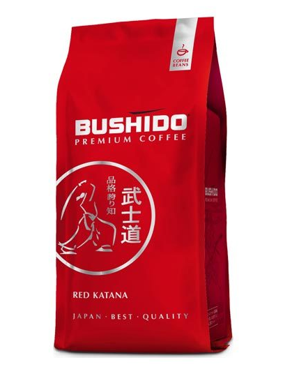 Кофе в зернах Bushido Red Katana, 1 кг (Бушидо) (временно нет в наличии)