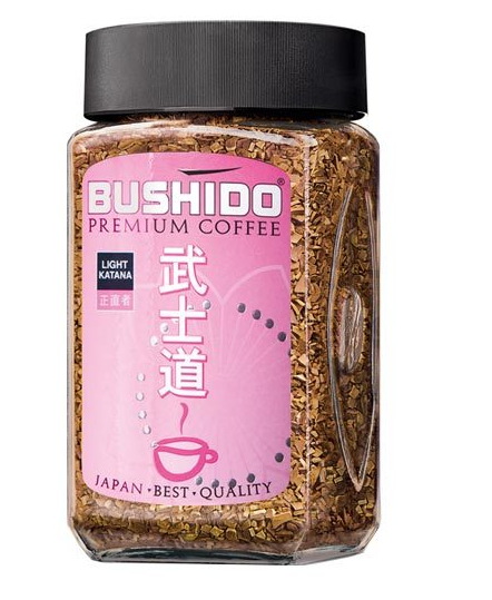 Кофе растворимый Bushido Light Katana, 100 г стеклянная банка (Бушидо) нет в наличии