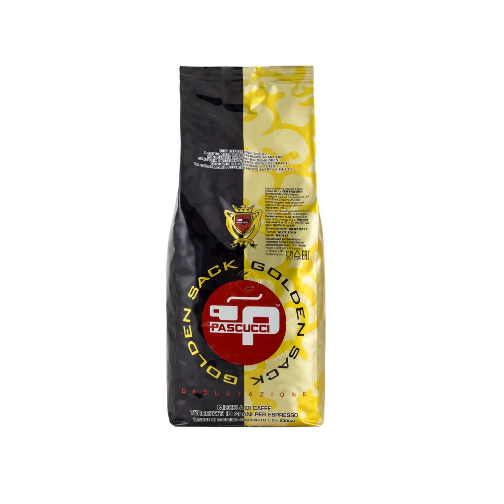 Кофе в зернах Pascucci Golden Sack (1кг) (нет в наличии)