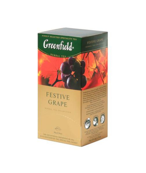 Чай Greenfield Festive Grape фруктовый, 2x25п