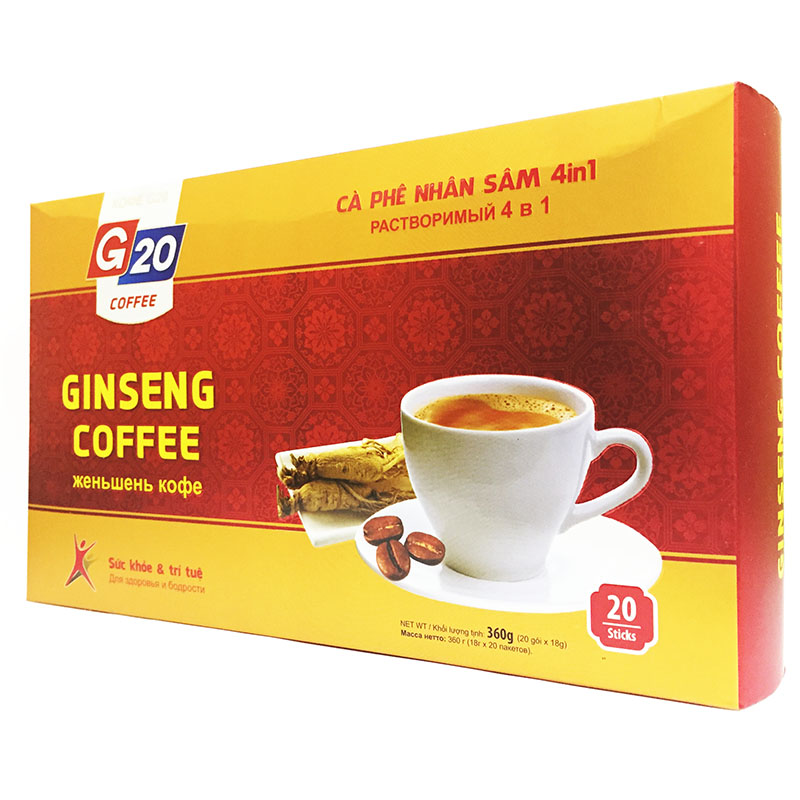 Ginseng G20 растворимый кофе 4в1