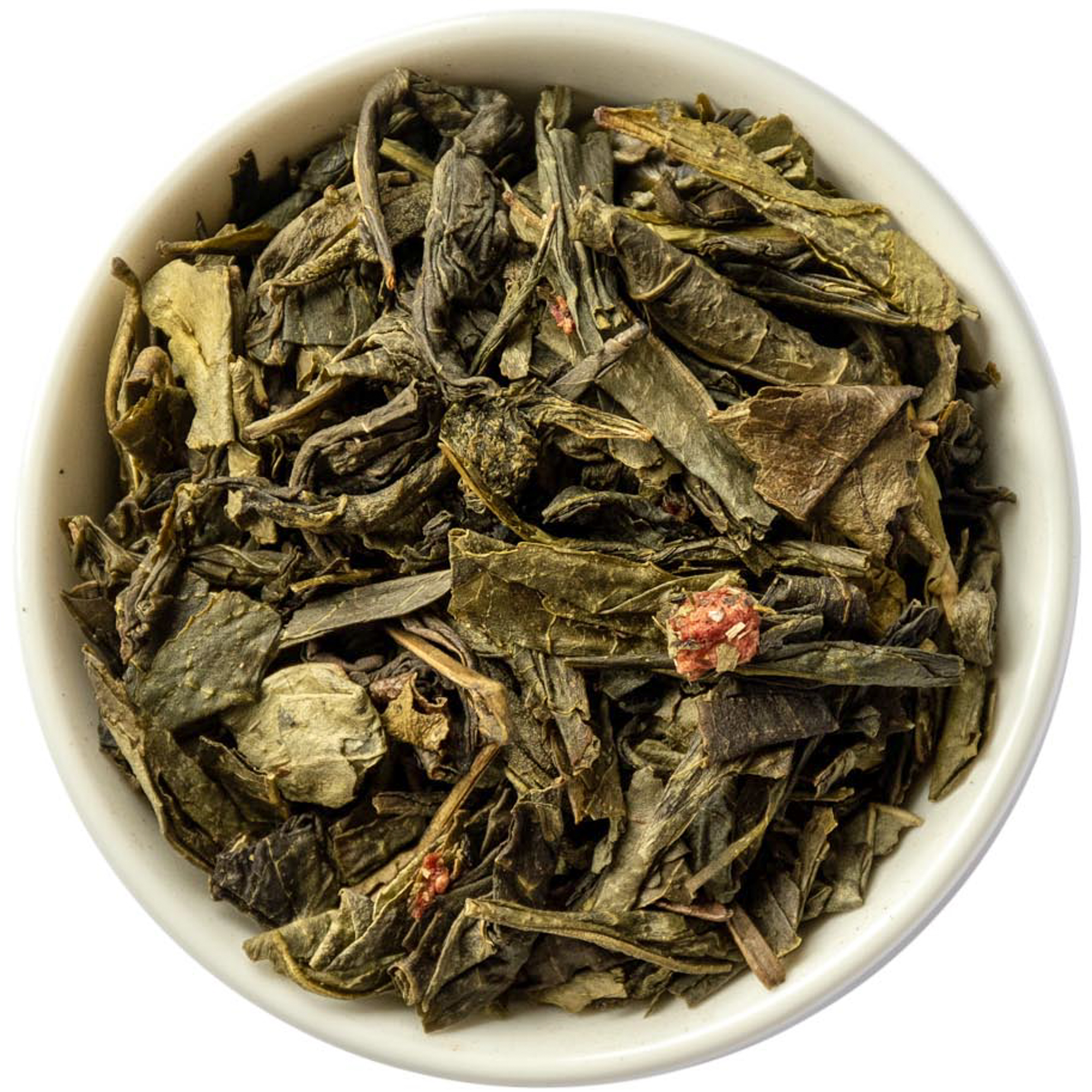 Зелёный чай с добавками Земляника со Сливками (200 гр)