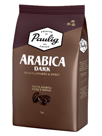 Кофе в зернах Paulig Arabica Dark 1кг