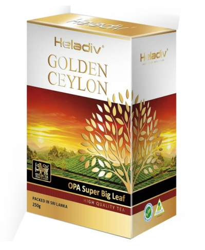 Чай черный листовой HELADIV GOLDEN CEYLON OPA BIG LEAF, 250 гр