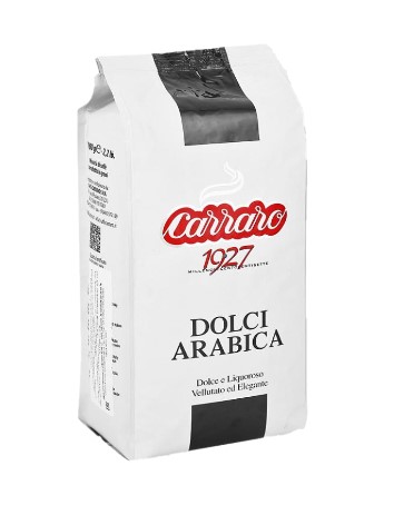 Кофе в зернах Carraro Dolci Arabica 100% (1кг) (Под заказ)