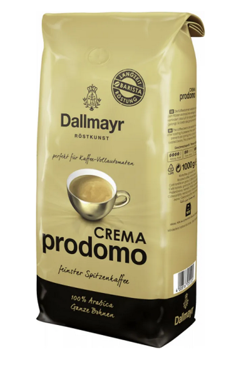 Германия. Кофе в зернах Dallmayr Crema Prodomo, 1 кг  Нет в наличии!