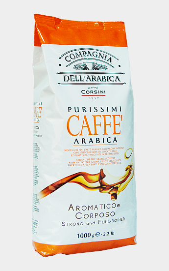 Кофе в зёрнах Compagnia Dell'Arabica Brasil Santos 1 кг 