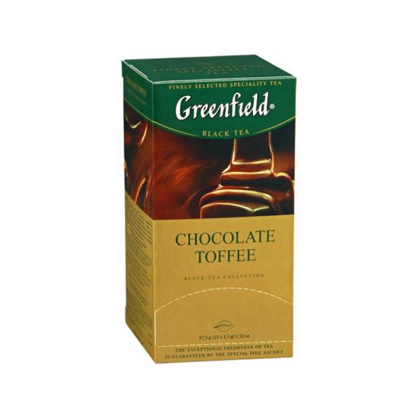Чай Greenfield Chocolate Toffee черный, с добавками, 1,5x25п