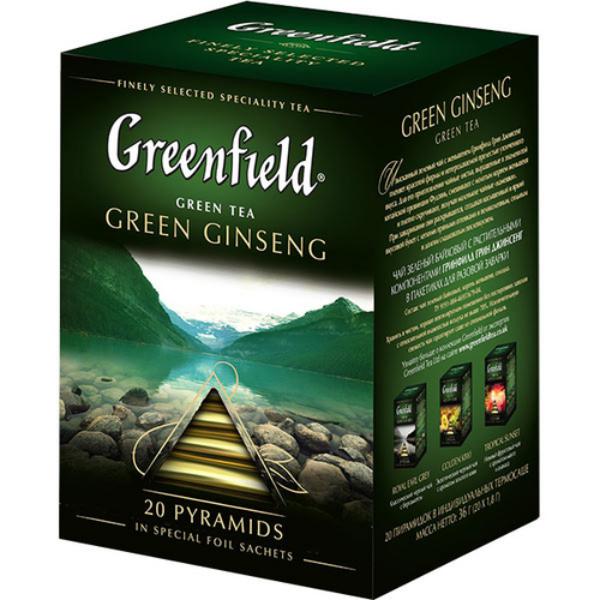 Чай Greenfield Classic Genmaicha с добавками, 1,8x20п