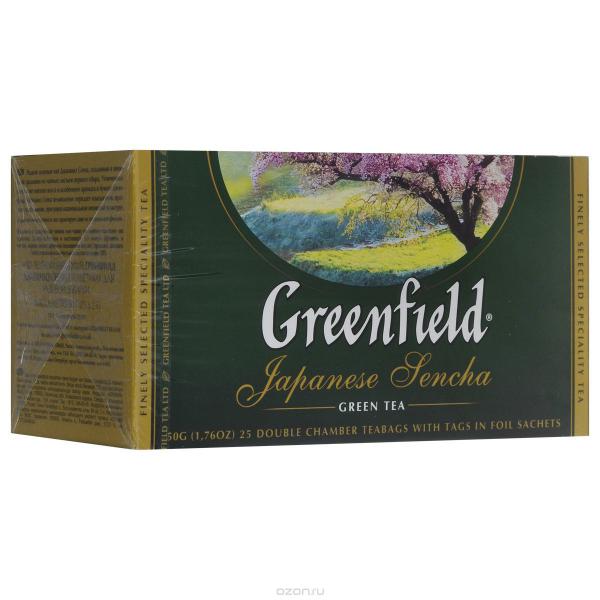 Чай Greenfield Japanese Sencha зеленый, 2X25п