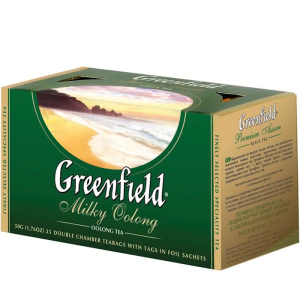 Чай Greenfield Milky Oolong черный, с добавками 2x25п