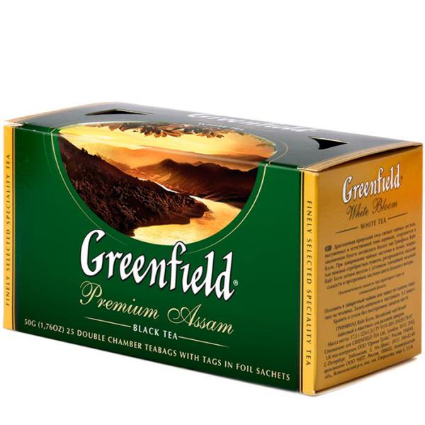 Чай Greenfield Premium Assam черный, 2x25п