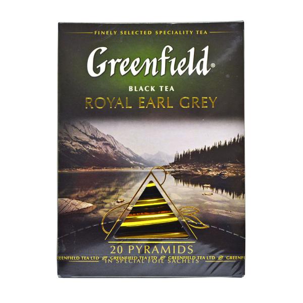 Чай Greenfield Royal Earl Grey черный, с добавками, 2x20п