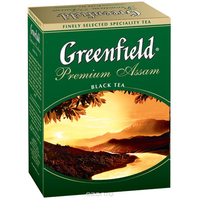 Чай Greenfield Premium Assam черный, 100г.