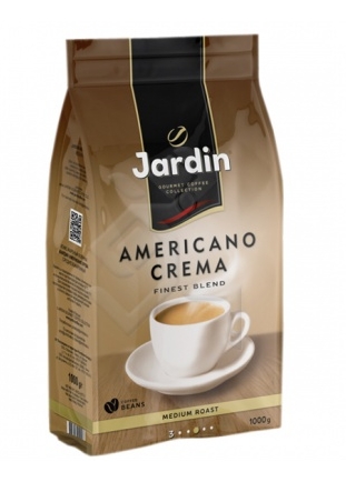 ХИТ! Кофе в зернах Jardin Americano Crema (Американо Крема) 1кг 