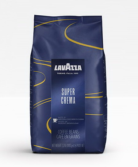 Кофе в зернах Lavazza Super Crema (1кг) Под заказ!
