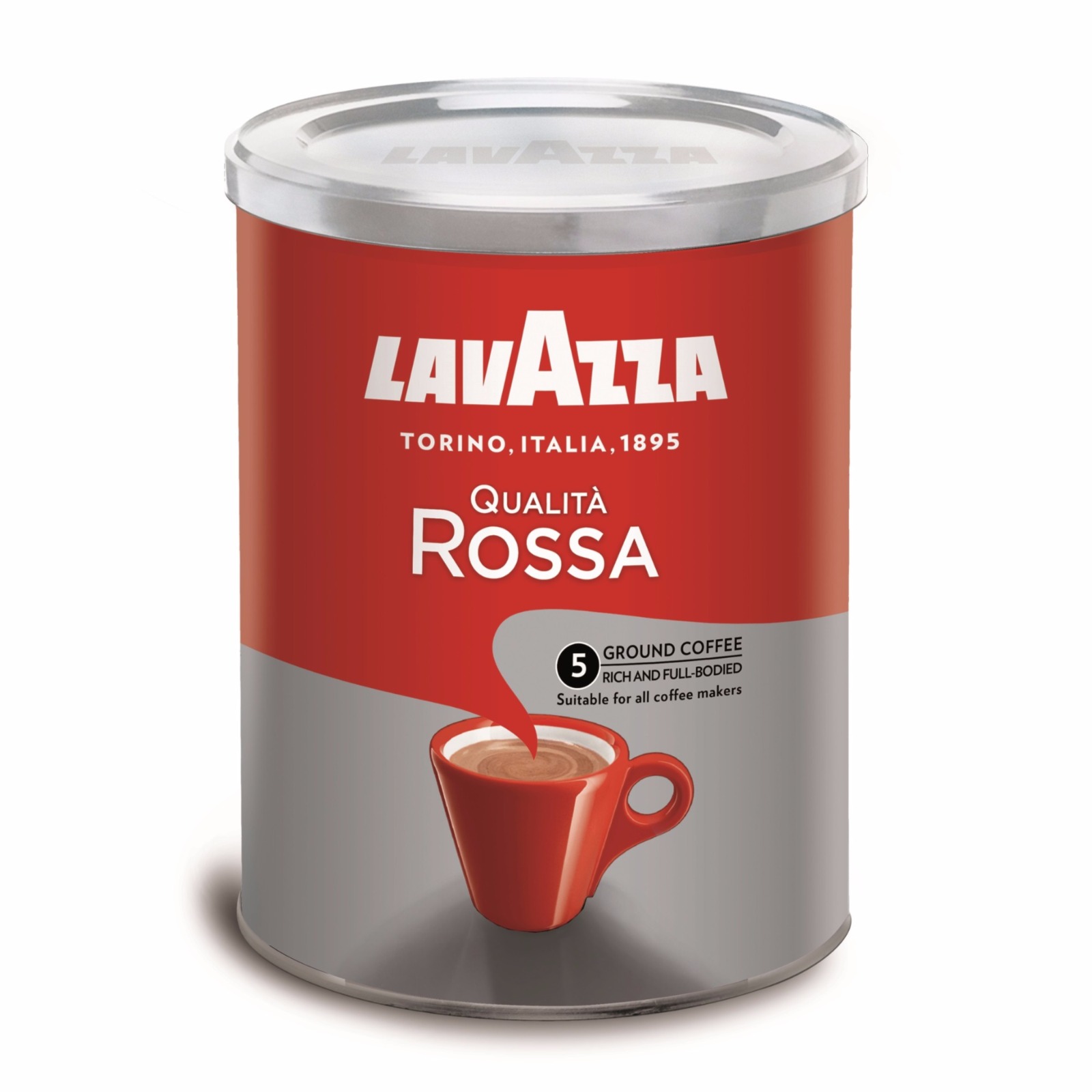 Молотый кофе Lavazza Rossa жест.банка (250г)