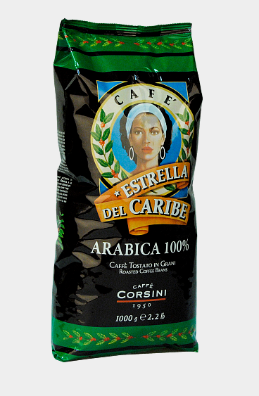 Кофе в зернах Caffe Corsini Estrella Del Caribe 1 кг (нет в наличии)