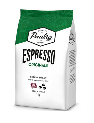 Кофе в зернах Paulig Espresso Original (1кг) Нет в наличии (аналог от Lavazza)