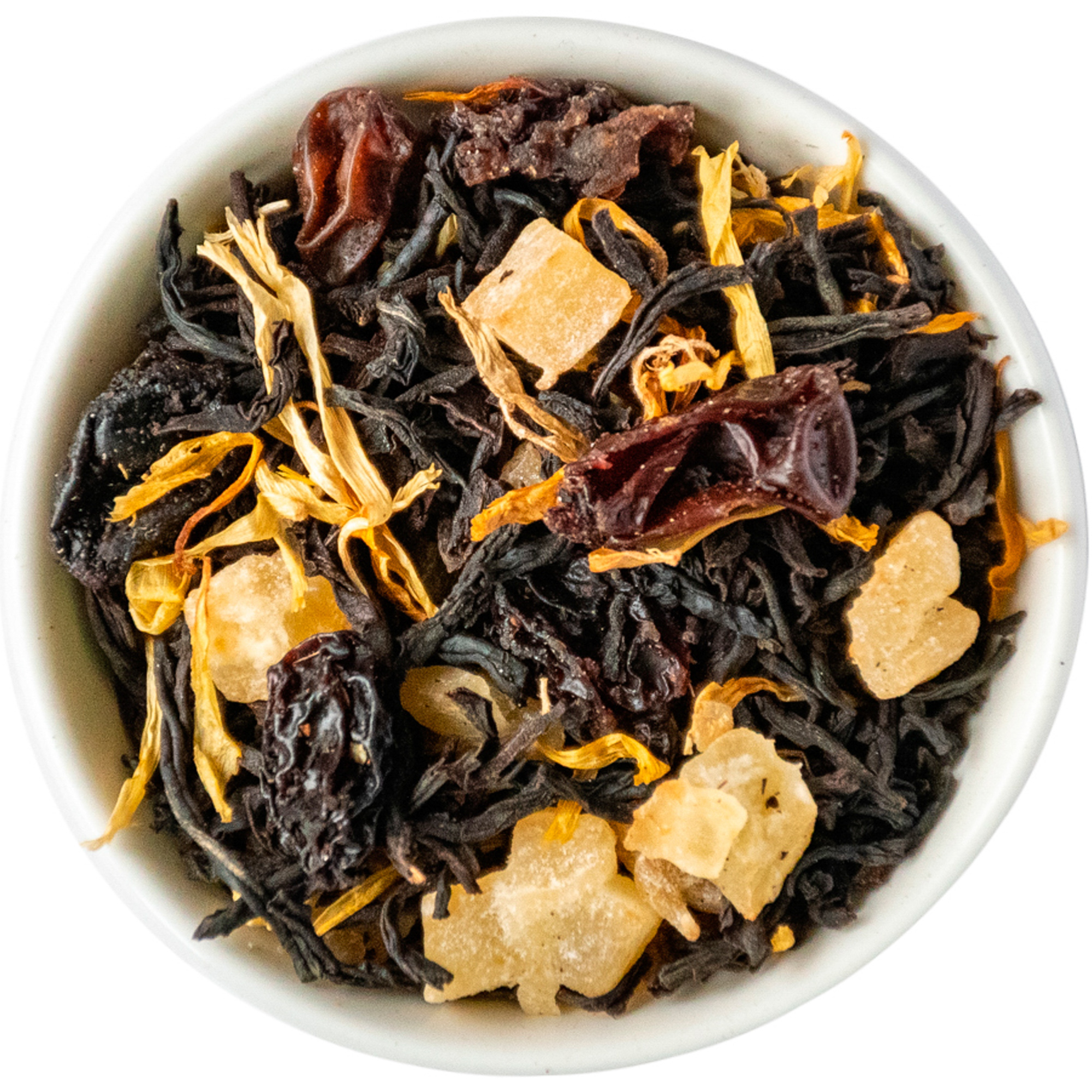 Чёрный чай с добавками Сочный персик (200г)