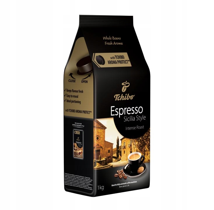 Кофе в зернах Tchibo Espresso Sicilia Style, 1 кг.