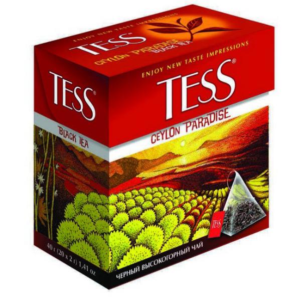 Чай Tess Ceylon Paradise черный, 2x20п