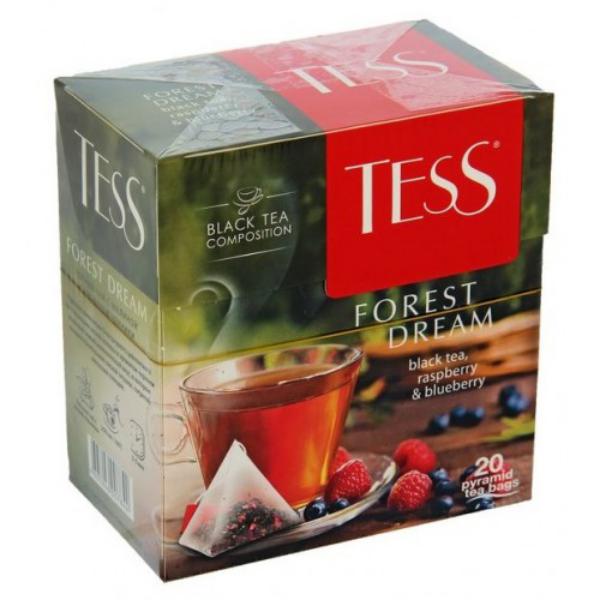 Чай Tess Forest Dream черный, с добавками, 1,8x20п