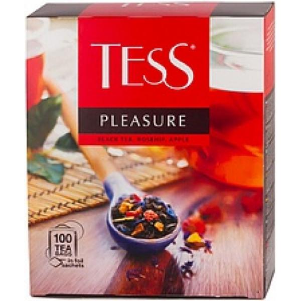 Чай Tess Pleasure  черный, с добавками 1,5x100п