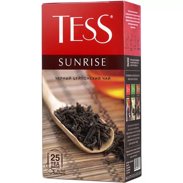 Чай Tess Sunrise черный, 1,8x25п