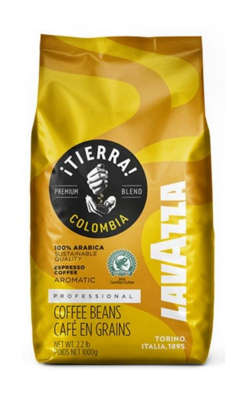 LAVAZZA Tierra Colombia (Лавацца Тиерра Колумбия) кофе в зернах 1 кг 