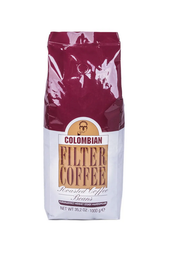Кофе турецкий в зернах Mehmet Efendi. Colombian Filter Coffe. 1 кг