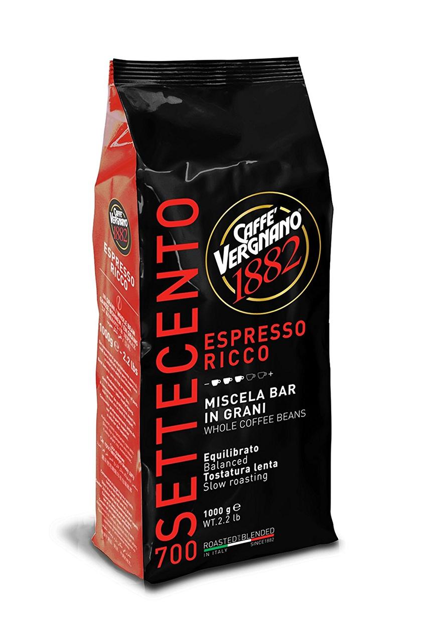 Кофе в зернах Vergnano Espresso Ricco '700 (1кг)