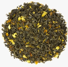ВКУС ЖИЗНИ - зеленый чай Ганпаудер с цитрусовыми (250 гр.) 